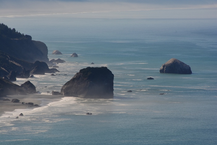 where the Klamath River meets the ocean